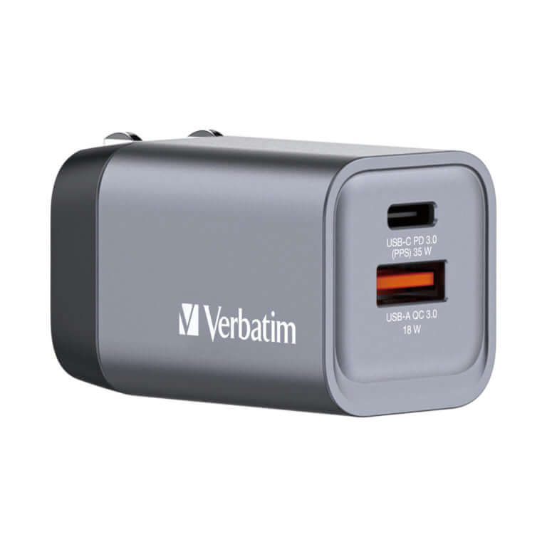 Verbatim 2-Port 35W GaN Charger 32200 Executive Corporate Gifts Singapore