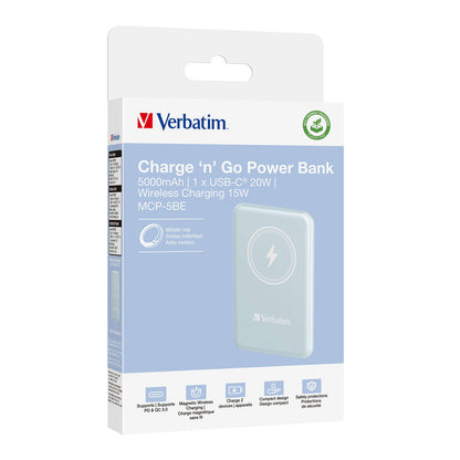 Verbatim 5000mAh Magnetic Wireless Power Bank (MCP-5) Executive Corporate Gifts Singapore