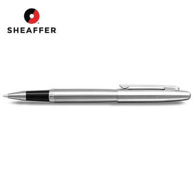Sheaffer VFM 9426 Brushed Chrome Rollerball Pen with Chrome Trim