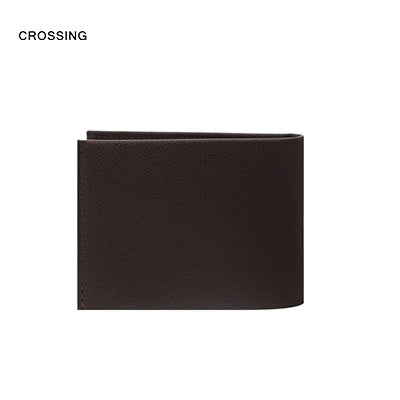 Crossing Elite Slim Leather Wallet With Coin Pocket [5 Card Slots] RFID Executive Gifts Singapore