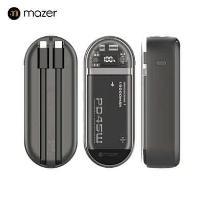Mazer PowerCharge Link 1545 15000mAh PD45W Power Bank Executive Corporate Gifts Singapore