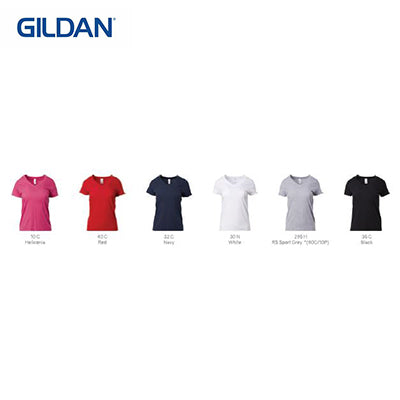 Gildan Cotton Ladies V-Neck T-Shirt Executive Corporate Gifts Singapore