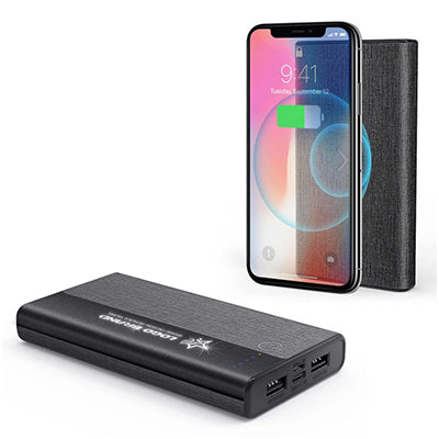 Fabric Design 10000mAh Wireless Power Bank Executive Corporate Gifts Singapore
