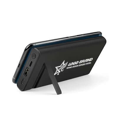 8000mAh Wireless Power Bank with Phone Stand Executive Corporate Gifts Singapore