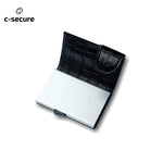 C-Secure Croco Leather Wallet