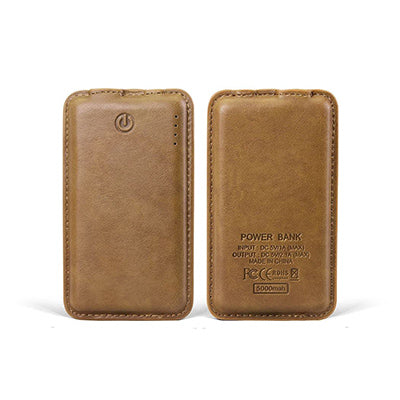 Leather Power Bank Executive Corporate Gifts Singapore
