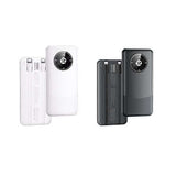 Remax RPP-37 Fast Charging Powerbank 10000mAh in white and black colors, ideal for modern users.
