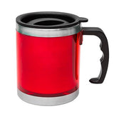 Classic Stainless Steel Mug with handle and Lid | AbrandZ Corporate Gifts