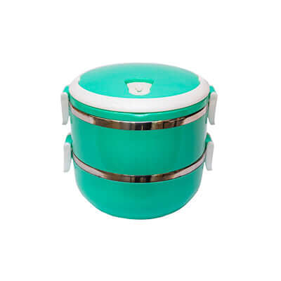 Round-shaped Stainless Steel Lunch Box Executive Corporate Gifts Singapore