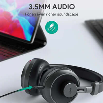Aukey EP-B52 Wireless Over-Ear Headphones with Microphones Executive Corporate Gifts Singapore