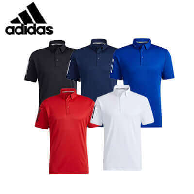 adidas Aeroready Short Sleeve Polo Shirt collection in various colors, perfect for performance and style.