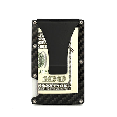 Carbon Fiber RFID Case with Money Clip Executive Corporate Gifts Singapore