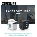 Zendure Passport Pro Travel Adapter | AbrandZ.com