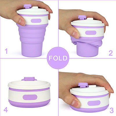 Foldable Telescopic Silicone Cup Executive Corporate Gifts Singapore