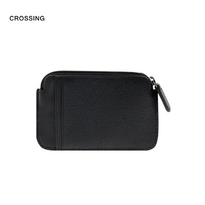 Crossing Elite Leather Key Coin Pouch With Card Slots RFID Executive Corporate Gifts Singapore