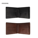 Crossing Antique Bi-fold Leather Wallet With Coin Pouch