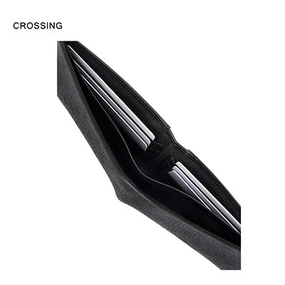 Crossing Elite Bi-fold Leather Wallet [12 Card Slots] RFID Executive Gifts Singapore
