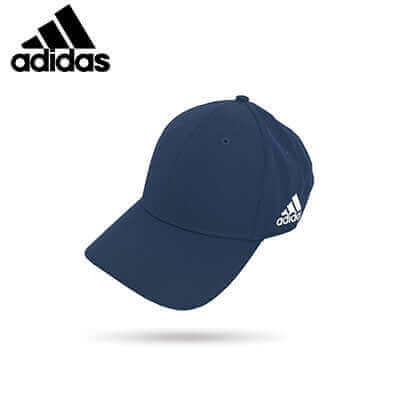 Adidas Performance Max Sports Cap in navy with iconic Adidas logo, perfect for casual and active lifestyles.