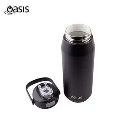 Oasis Ceramic Stainless Steel Triple Wall Capri Quick Release Drink Bottle 750ML Executive Corporate Gifts Singapore