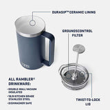 Yeti Rambler™ 34 oz French Press with Twist-To-Lock French Press Lid Corporate Gifts Singapore