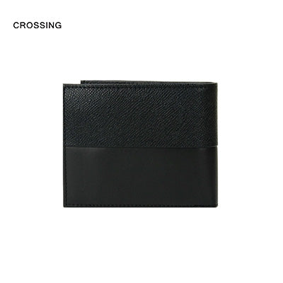 Crossing Infinite Bi-Fold Leather Wallet With Coin Pocket [13 Card Slots] RFID Executive Gifts Singapore