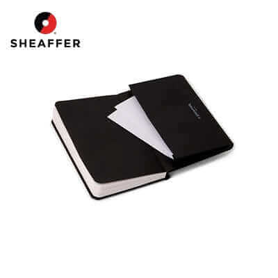 Sheaffer Strobe Silver Ballpoint Pen with Chrome Trims and Small Notebook Gift Set Corporate Gifts Singapore