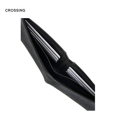 Crossing Elite Bi-fold Leather Wallet [16 Card Slots] RFID Executive Gifts Singapore