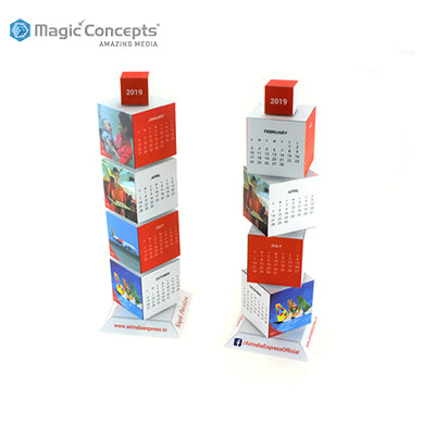Magic Concepts Magic Revolving Tower Calendar Executive Corporate Gifts Singapore