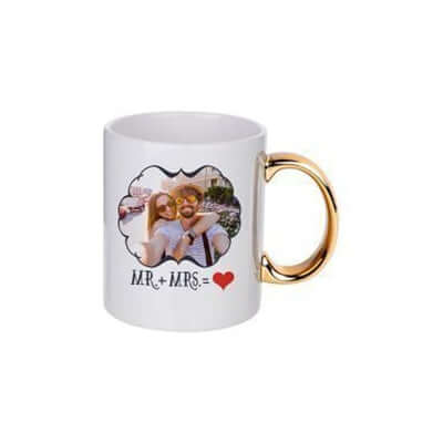 11oz Gold Handle mug Executive Corporate Gifts Singapore