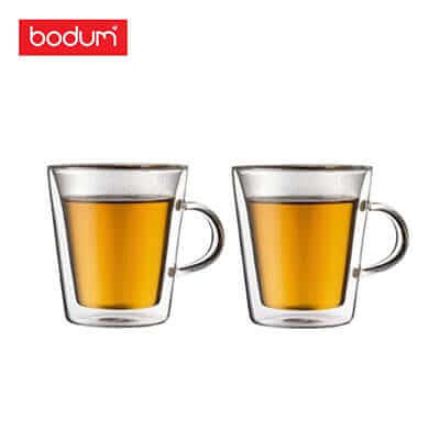 Bodum Canteen 2pcs Double Wall Cup w Handle 0.2L Executive Corporate Gifts Singapore