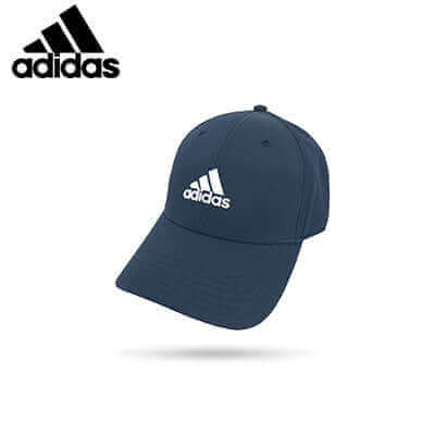 adidas Performance Sports Cap in navy blue with white logo, perfect for active lifestyles and corporate gifts.