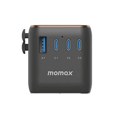 Momax 1-World 4-Port GaN Travel Charger 170W + USB-C Cable Executive Corporate Gifts Singapore