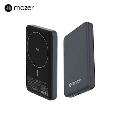 Mazer MagAir21 10,000mAh Ultra Slim Magnetic Wireless Power Bank Qi2 Certified 15W Executive Corporate Gifts Singapore