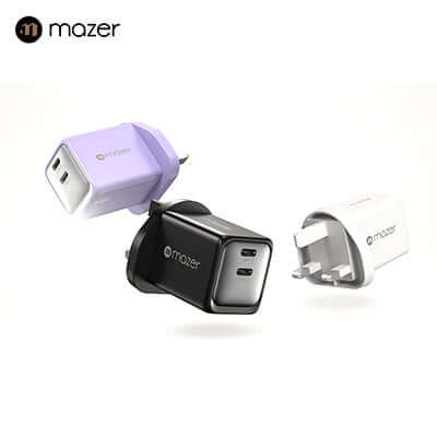 Mazer GaNPrestige 48W GaN Wall Charger (2 Ports) Executive Corporate Gifts Singapore