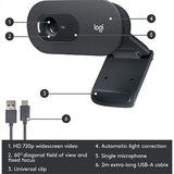 Logitech C505 HD Webcam with Long Range Microphone