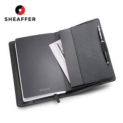 Sheaffer Gift Set 100 Ballpoint Pen with Leather Notebook Jacket Corporate Gift Singapore