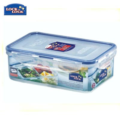 Lock & Lock Classic Rectangular Food Container with Divider 1.0L | AbrandZ Corporate Gifts