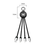 3 in 1 Fast Charging Cable (Round) | AbrandZ Corporate Gifts