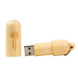 Cylinder-shaped Wooden USB Drive | AbrandZ Corporate Gifts