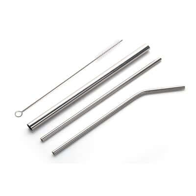 4 Pieces Stainless Steel Straw Set Executive Corporate Gifts Singapore