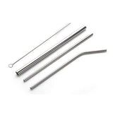 4 Pieces Stainless Steel Straw Set | AbrandZ Corporate Gifts