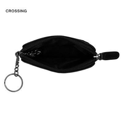 Crossing Infinite Leather Key Coin Pouch With Card Slots RFID Executive Gifts Singapore