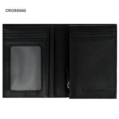 Crossing Infinite Short Leather Wallet With Coin Pouch RFID Executive Gifts Singapore