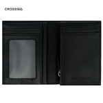 Crossing Infinite Short Leather Wallet With Coin Pouch RFID