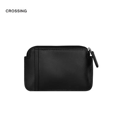 Crossing Infinite Leather Key Coin Pouch With Card Slots RFID Executive Gifts Singapore