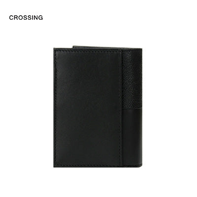 Crossing Infinite Short Leather Wallet With Coin Pouch RFID Executive Gifts Singapore
