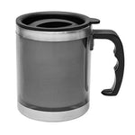 Classic Stainless Steel Mug with handle and Lid | AbrandZ Corporate Gifts