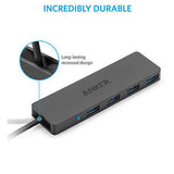 Anker 4-Port USB 3.0 Ultra Slim Data Hub | AbrandZ Corporate Gifts