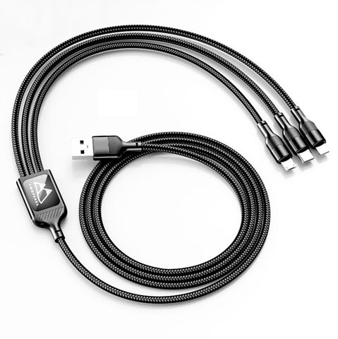 CableGlow Quick Charge 3-in-1 Cable