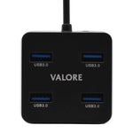 Valore 4-in-1 USB Hub With RGB Lighting (VUH-29)